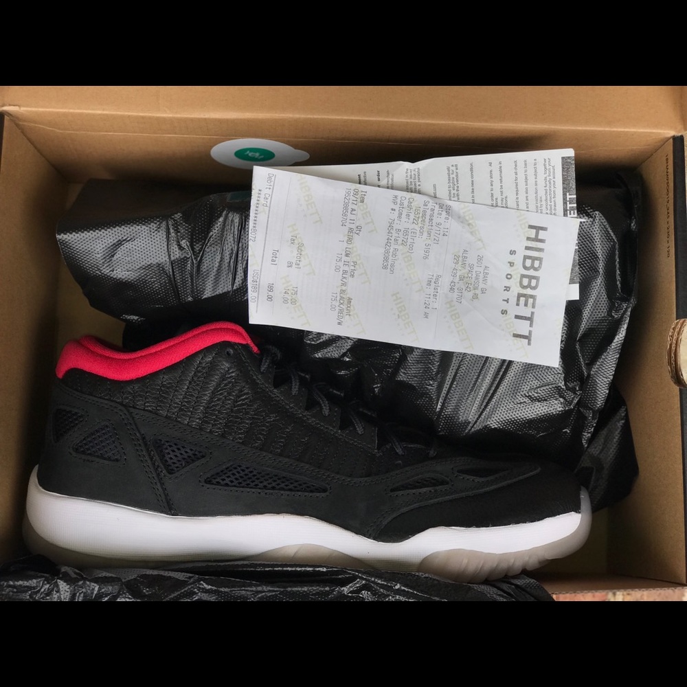 Air Jordan Retro 11 Low IE Bred Size 10.5 & 11 - Picture 16 of 16